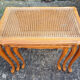 Louis XV style pull-out tables cannées, vintage, 60s