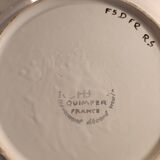 Antique HB Quimper faience plate