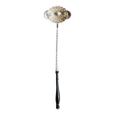 Punch ladle Christofle in ebony and silver-plated metal