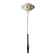Punch ladle Christofle in ebony and silver-plated metal
