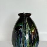 Handmade vase in mixed earth
