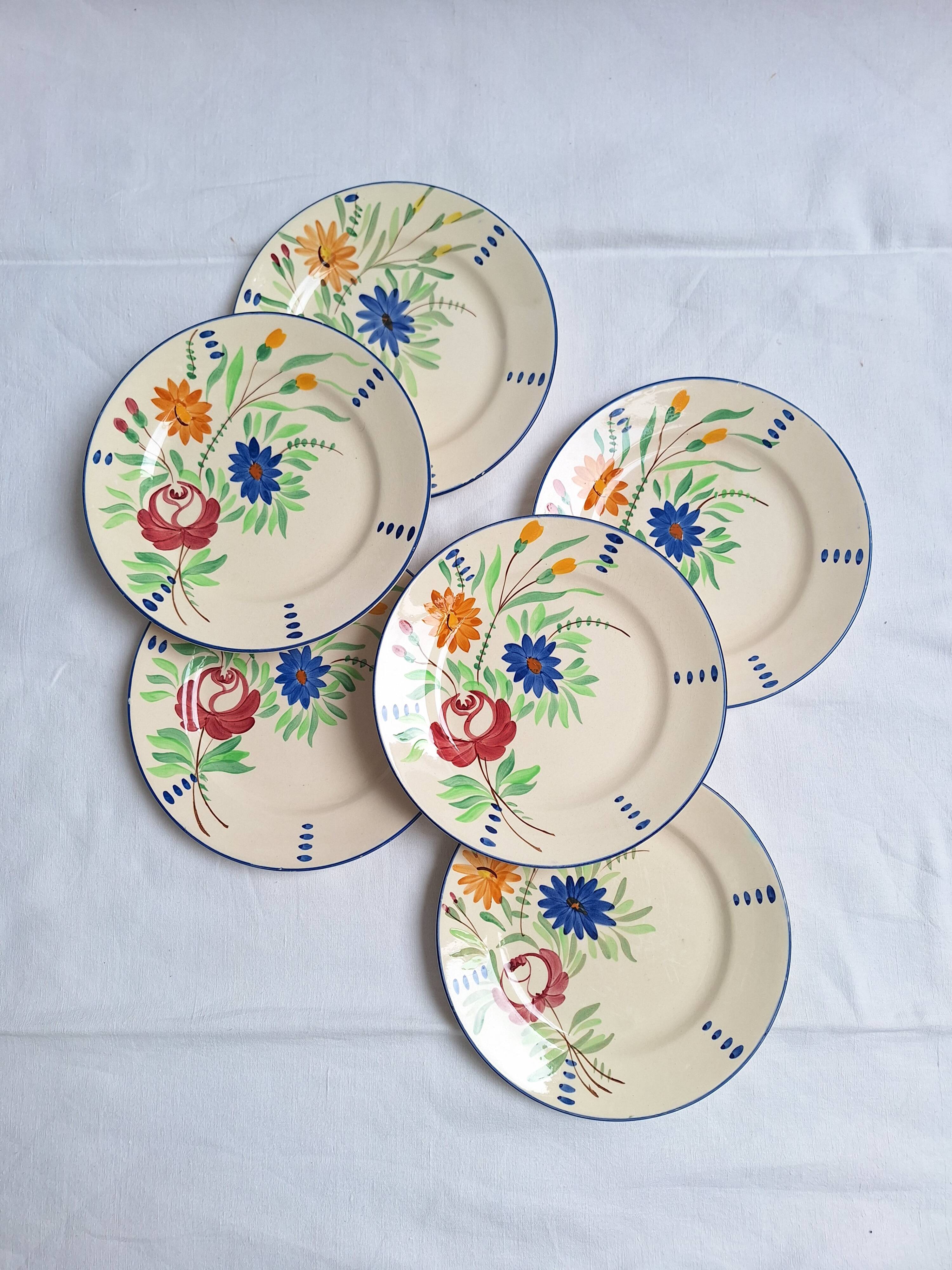 Assiettes plates Longchamp