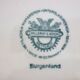 3 plates Villeroy & Boch model Burgenland red