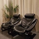 Paire de fauteuils Kroken