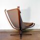 Falcon armchair and ottoman sound, Sigurd Ressell, 70s