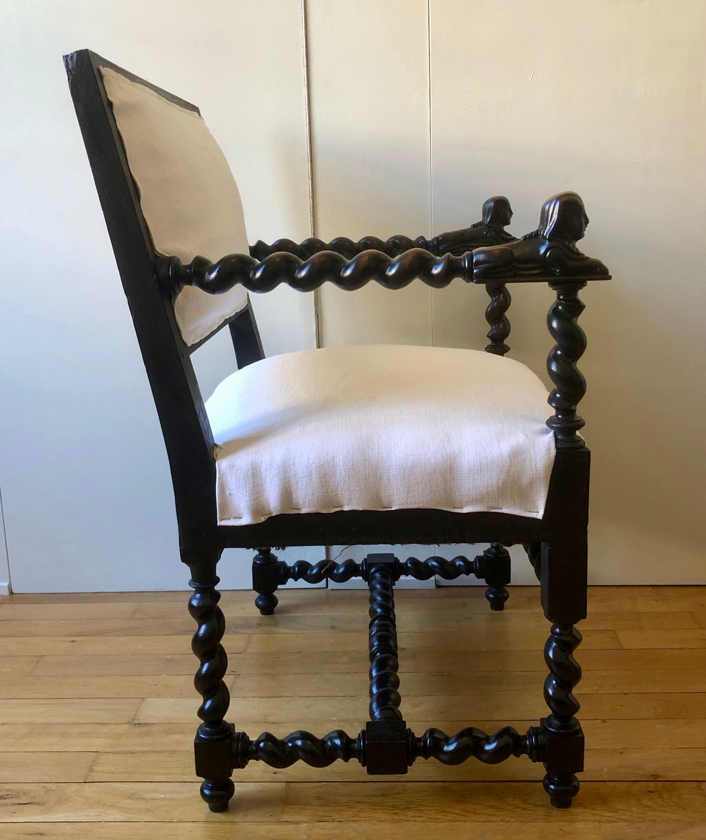 Louis XIII style arm chair