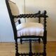 Louis XIII style arm chair