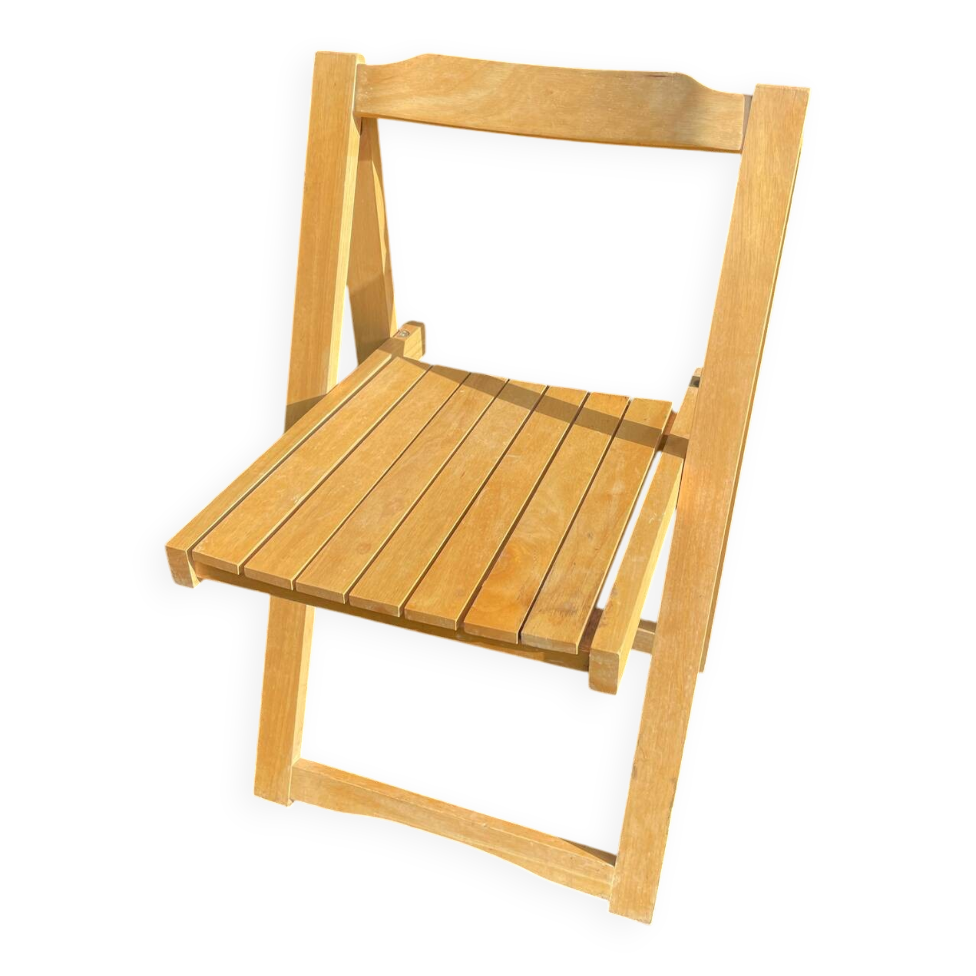 Wooden folding chair 1980