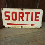 Enamelled plate output