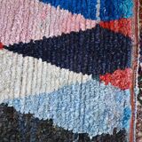 Carpet Moroccan vintage. 90 x 305