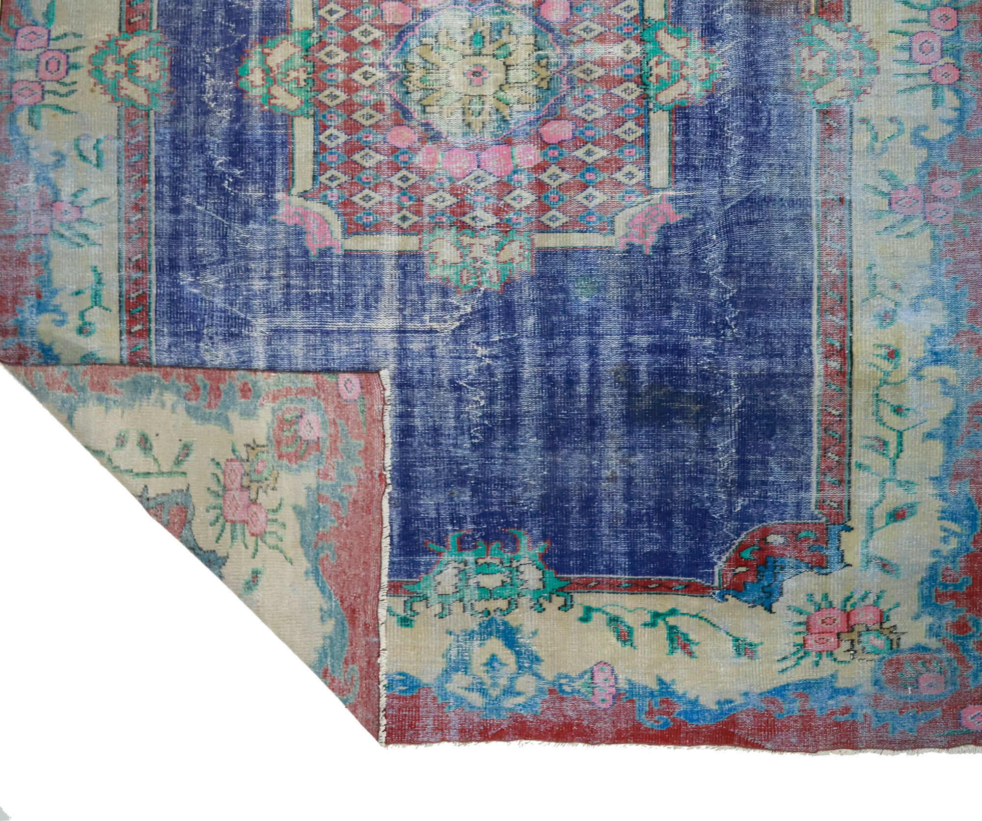 Anatolian handmade vintage rug 340 cm x 231 cm