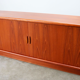 Dyrlund Denmark 1950s drum teak credence