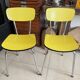 Ensemble de 4 chaises en Formica vintage