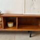 Enfilade basse vintage peu profonde