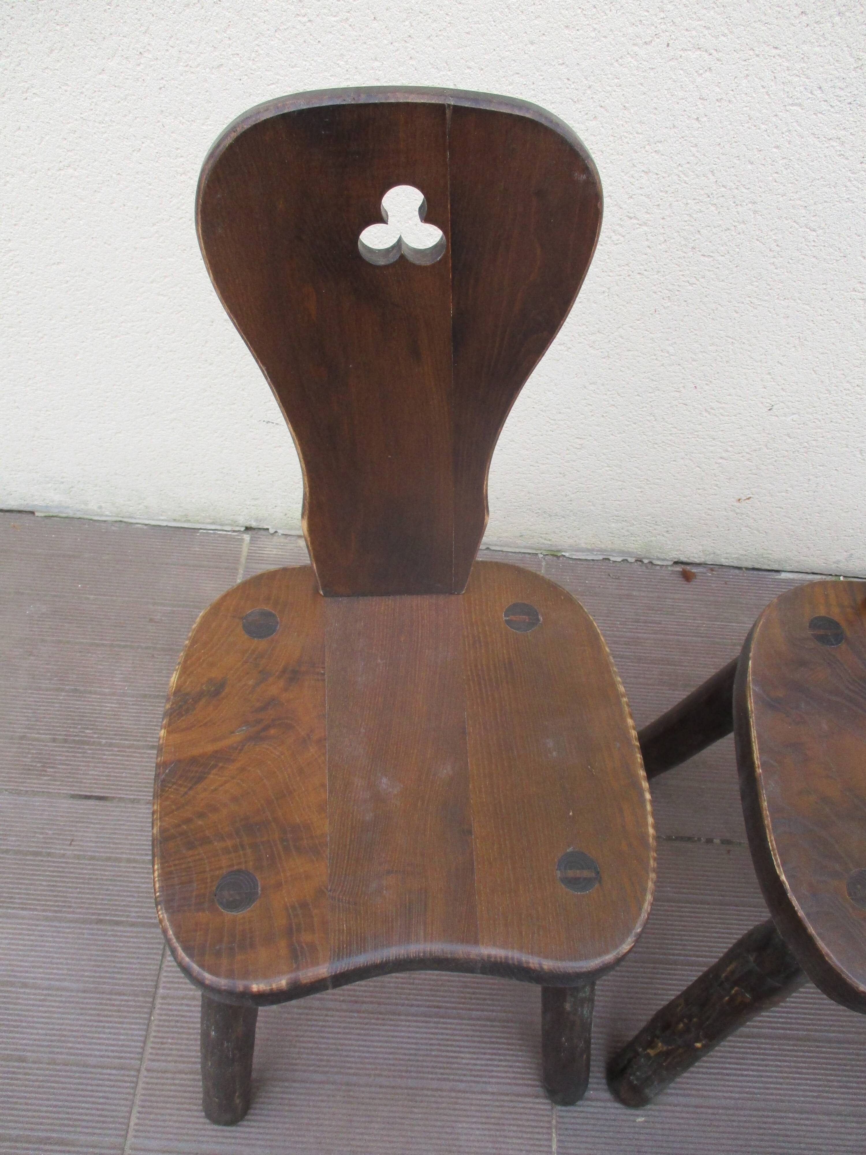 Lot 6 mountain known as savoy saddle vintage chairs