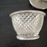 Salt, poivier, mustard with spoons