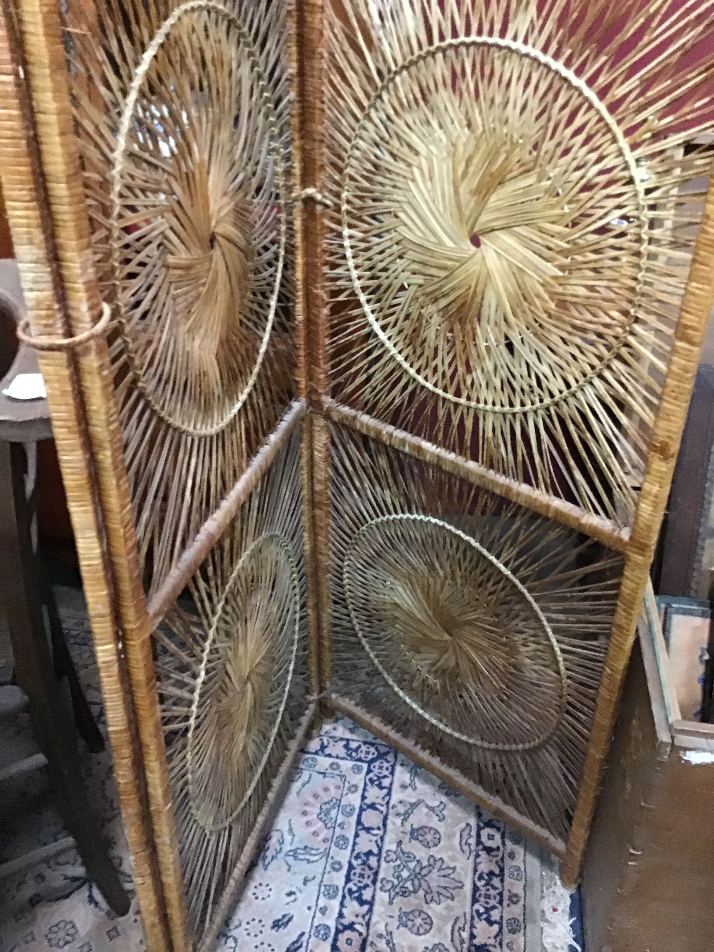 Wicker screen