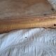 Mirror rectangular wood base and plaster moldings 1920 32x38cm