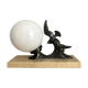 Art Deco Bird Nightlight, Marble, Regular and Opaline