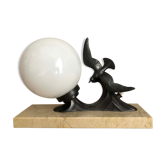 Art Deco Bird Nightlight, Marble, Regular and Opaline