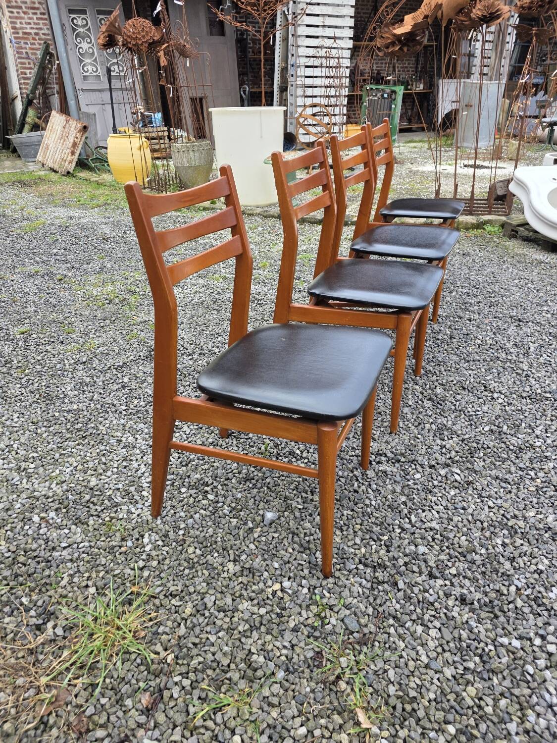 4 Scandinavian chairs from the 1960s