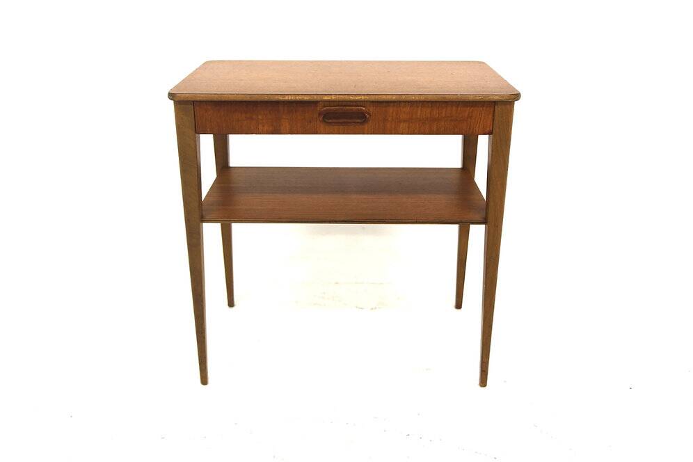 Scandinavian teak bedside table, Sweden, 1960s