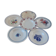 Lot de 6 assiettes creuses dépareillées Digoin, Luneville,  St Amand et  Moulin des loups