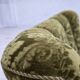 1950s, Danish relax chair. Furniture velour, oak wood,