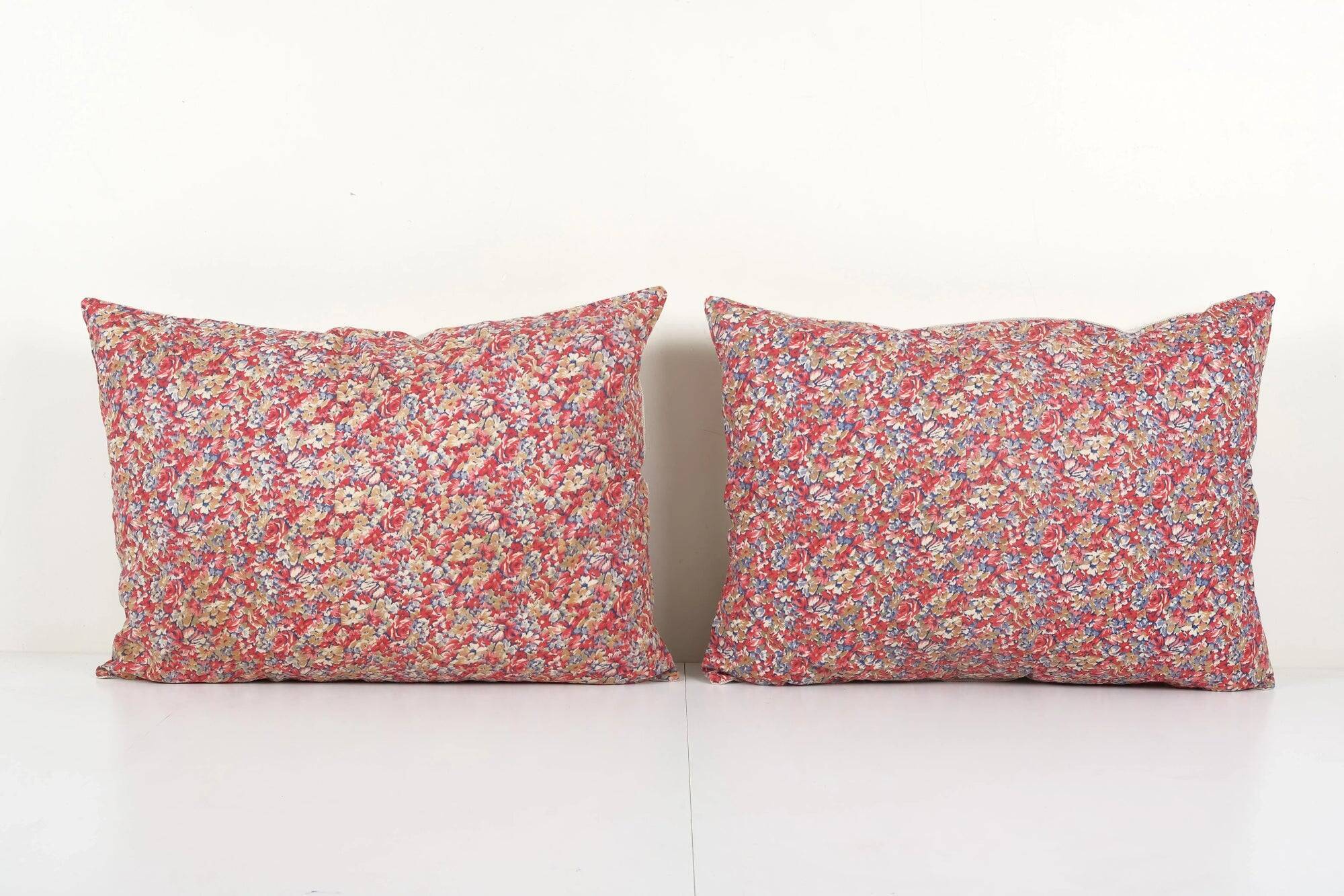 Set of 2 vintage Turkish cushion covers 61x41 cm