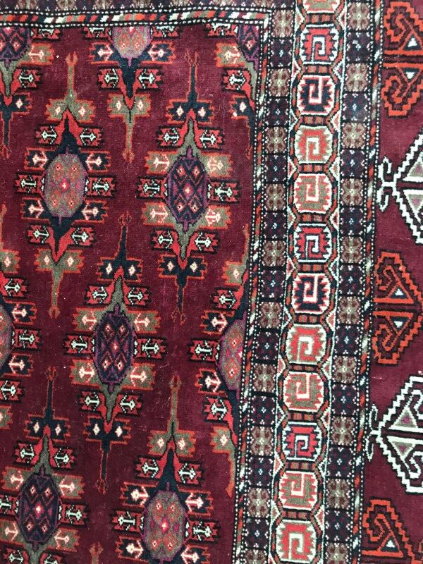 Carpet former Turkmen Afghan done hand 137 X 198 CM