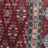 Tapis ancien Turkmen Afghan fait main 137X198 CM
