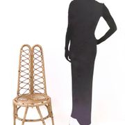 Set of Three Vintage Bamboo Garden Chairs, Italy