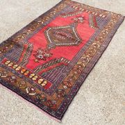 Turkish Prayer Rug vegetable dye 195x112cm