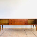 Minimalist vintage teak sideboard 1960