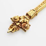 1950's Solid brass 'Swan' wall sconces