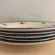 5 flat plates Mary Lou, Digoin Sarreguemines