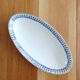Iron clay dish with earthenware lions