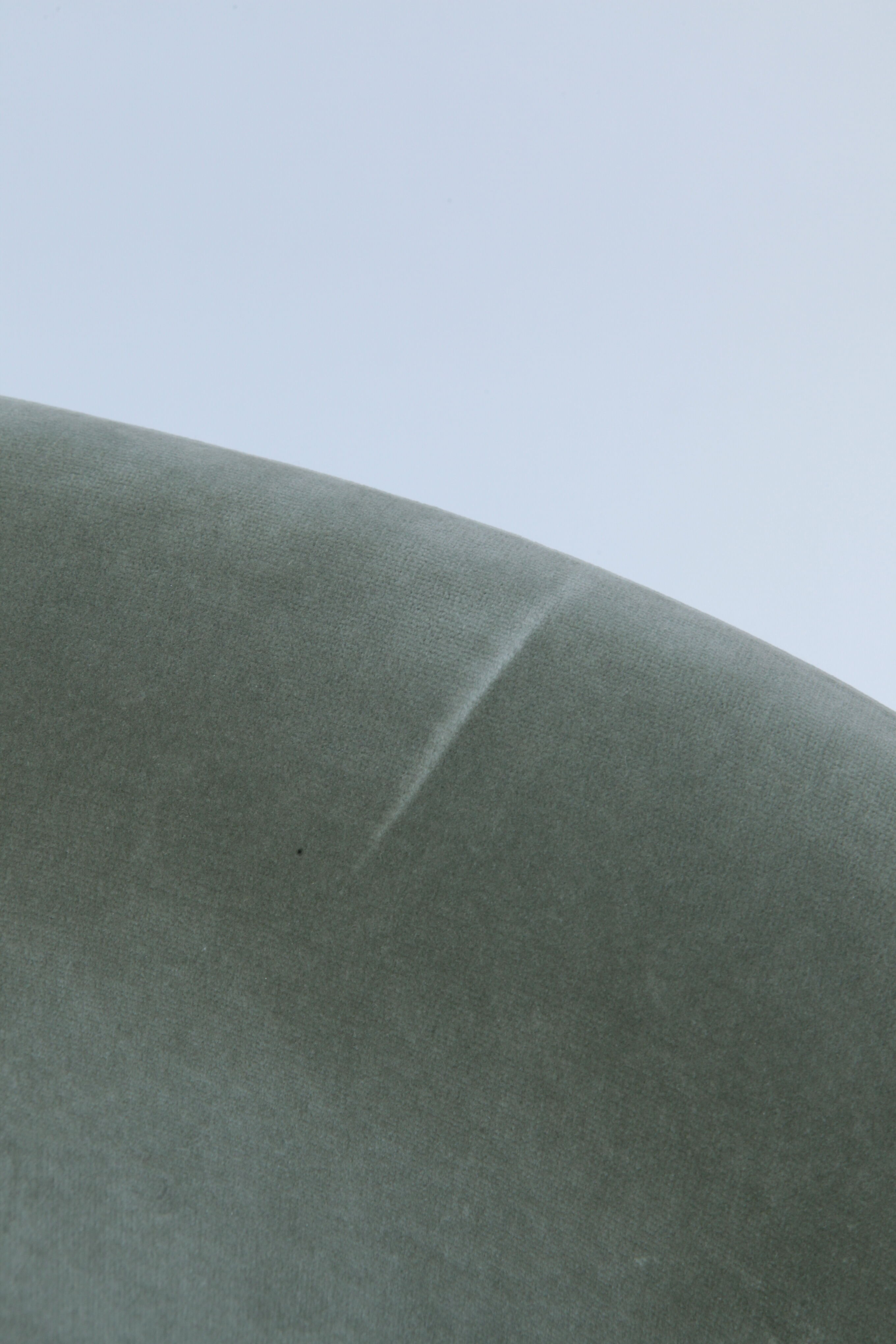 Velvet armchair swivel