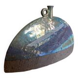 Handcrafted raku vase