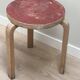 Alvar Aalto Artek Stool 60 Finland 1950s Vintage Birch Original Patina