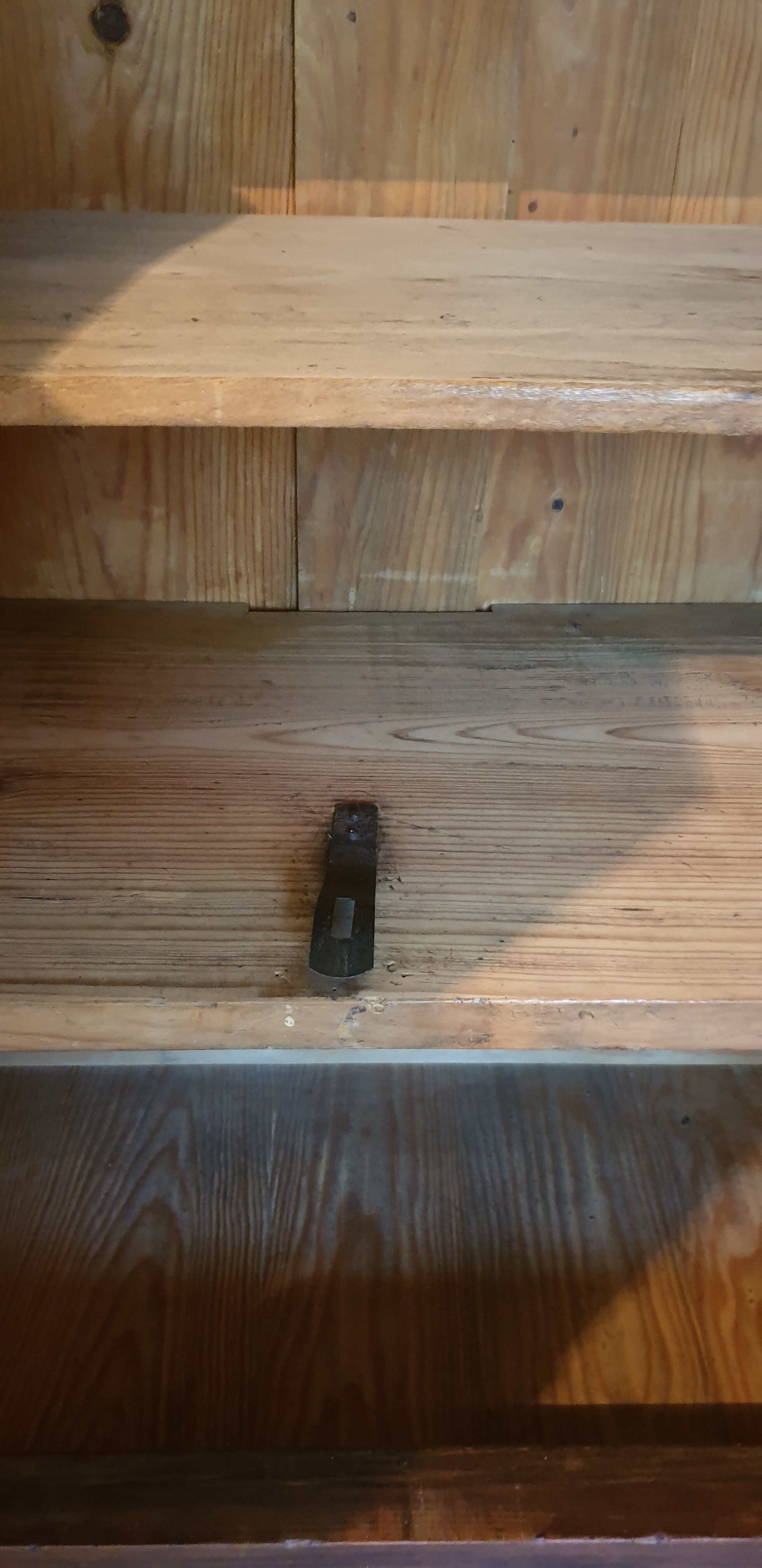 Old Parisian buffet in solid wood