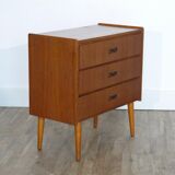 Scandinavian teak chest of drawers 1960