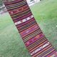 Vintage Turkish hallway rug 63x637 cm