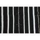 Striped Kilim Black White Vintage Handmade Area Rug  148x261