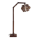Vintage Danish floor lamp with woven shade