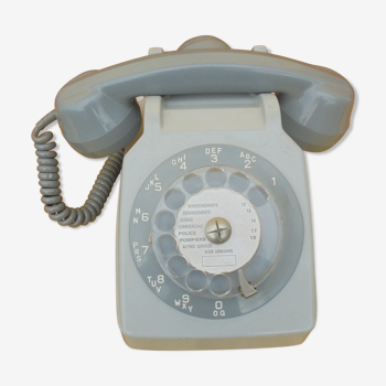 Dial phone Socotel s63 vintage grey