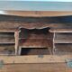 Bureau de pente en bois naturel