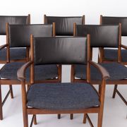 1 of 6 Kai Lyngfeldt Larsen Armchairs, Vejen Denmark 1960s, Danish Teak