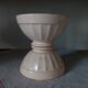 2 bols Digoin Sarreguemines beige rosé