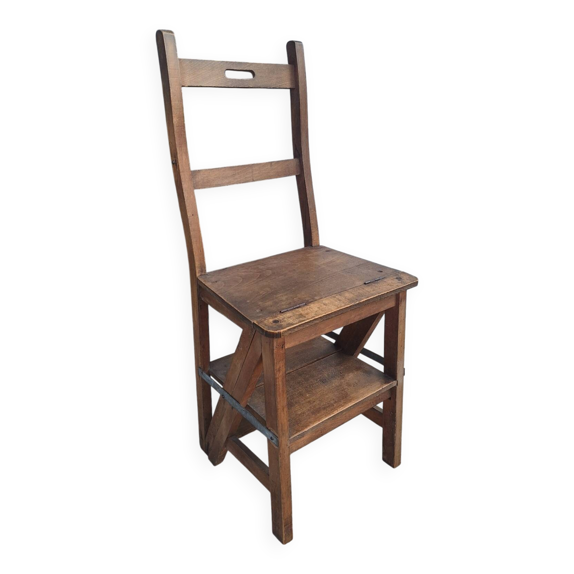 Chaise escabeau 